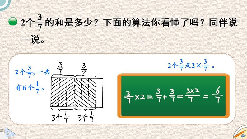 北师版数学五年级下册 3.1《分数乘法（一）（1）》PPT课件07