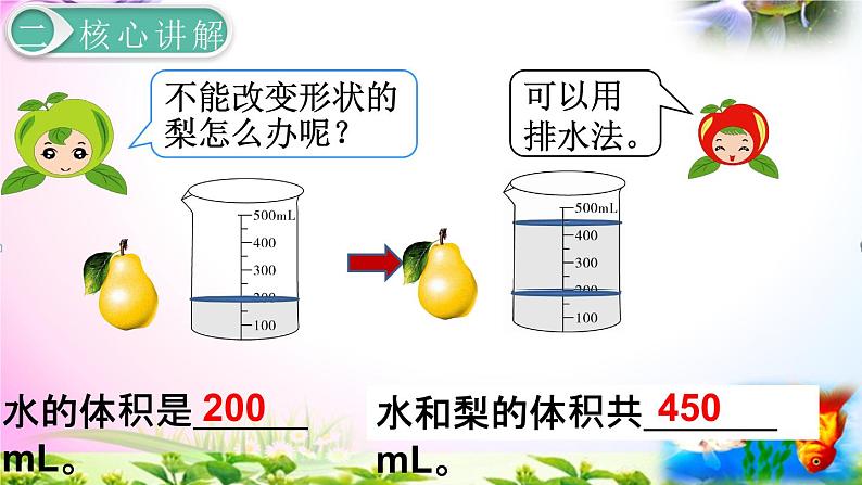 人教版五年级下册数学 3.10 不规则物体的体积考点精讲+同步课件06