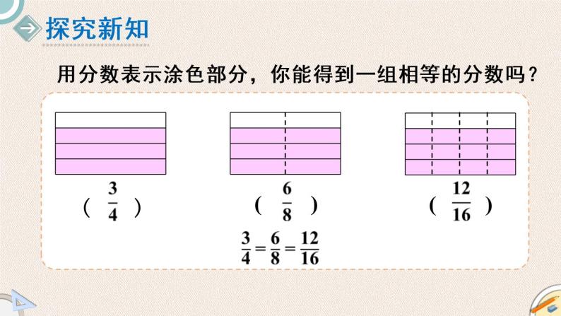 北师版数学五年级上册 5.6《分数的基本性质》PPT课件02