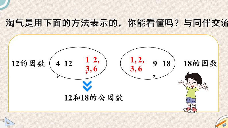 北师版数学五年级上册 5.7《找最大公因数》PPT课件05