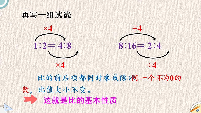 北师版数学六年级上册 6.2《比的化简》PPT课件07