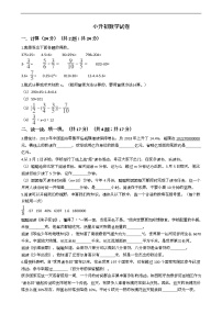 河南省郑州市小升初数学试卷十六套