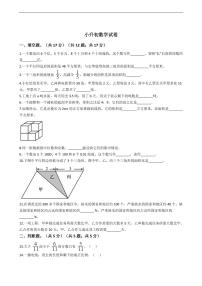 福建省漳州市龙文区小升初数学试卷附答案