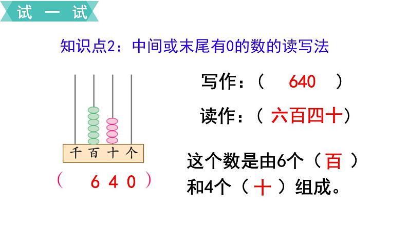 小学数学苏教版二年级下册第4单元  第2课时  千以内数的读、写 PPT课件05