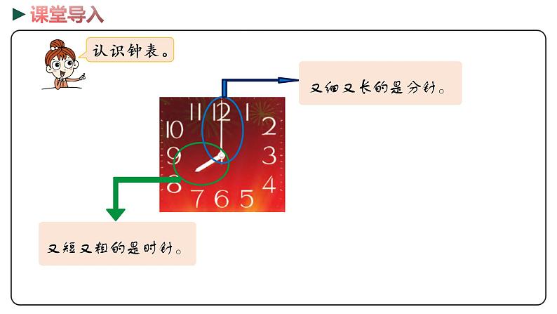 冀教版数学一年级下册 2.1《 认识整时》PPT课件03