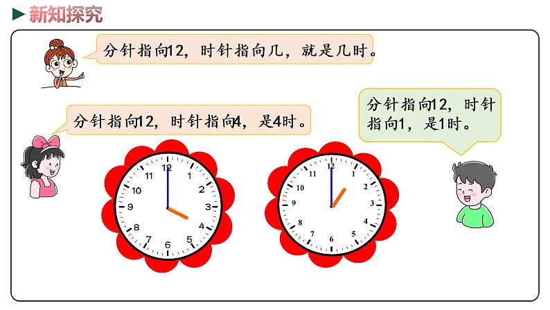 冀教版数学一年级下册 2.1《 认识整时》PPT课件08