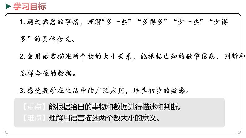 冀教版数学一年级下册 3.7《用语言描述两个数的大小》PPT课件02