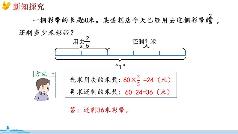 冀教版数学五年级下册 4.4《 分数乘法问题》PPT课件06