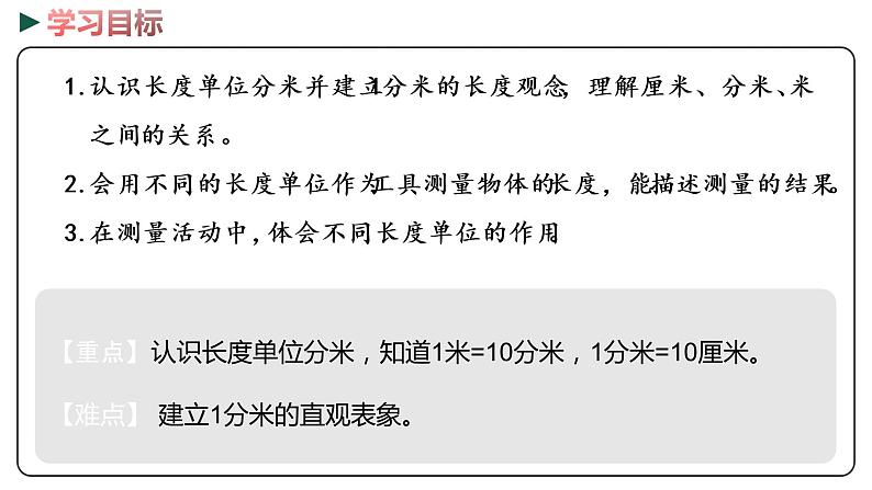 冀教版数学二年级下册 1.5《  分米的认识》PPT课件02