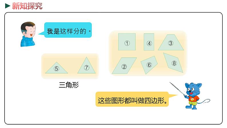 冀教版数学二年级下册 5.3《四边形和平行四边形》PPT课件07