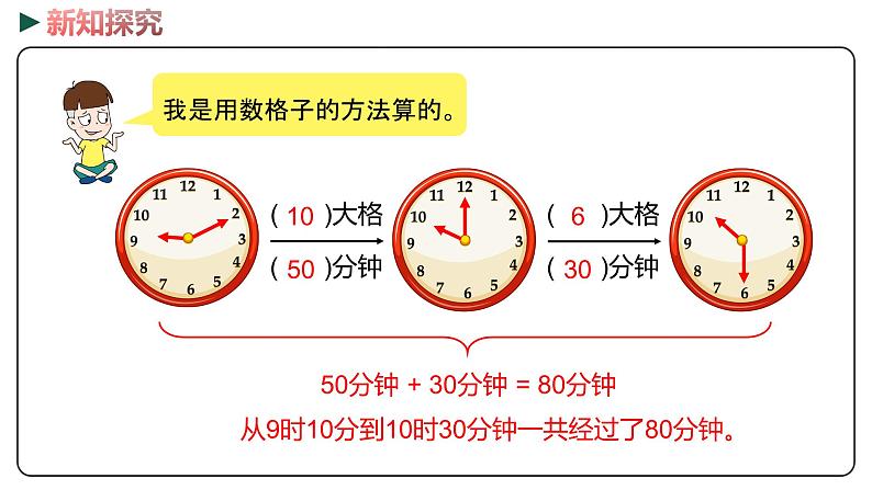 冀教版数学二年级下册 7.3《 计算、估计简单事情的经过时间》PPT课件08