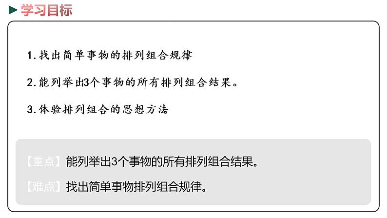 冀教版数学二年级下册 1《 简单的排列组合》PPT课件02