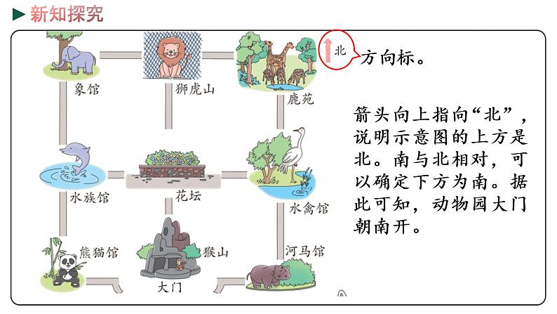 冀教版数学三年级下册 3.2《 认识东北、西北、东南、西南》PPT课件08