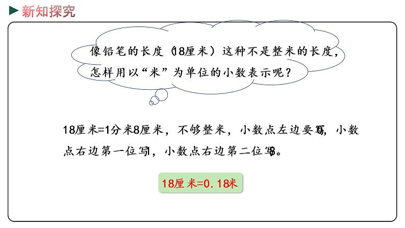 冀教版数学三年级下册 6.2《 长度与小数》PPT课件05