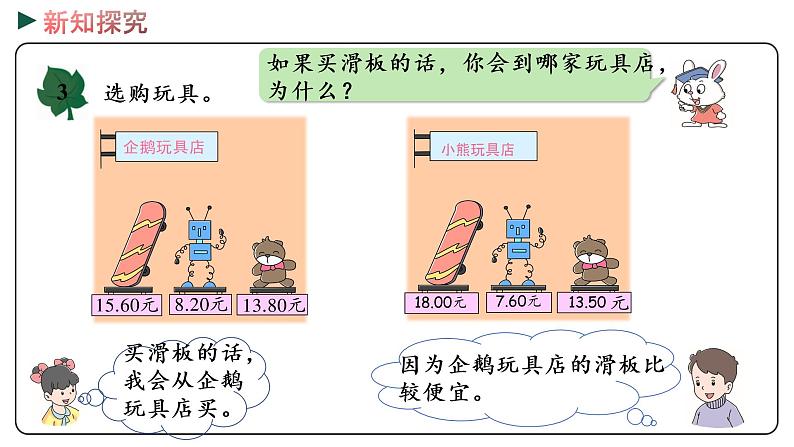 冀教版数学三年级下册 6.3《 比较小数的大小》PPT课件07