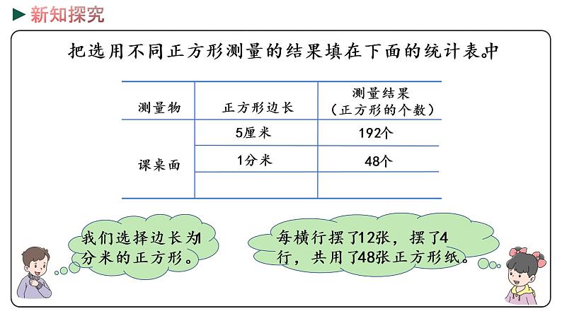 冀教版数学三年级下册 7.2《 测量面积》PPT课件07