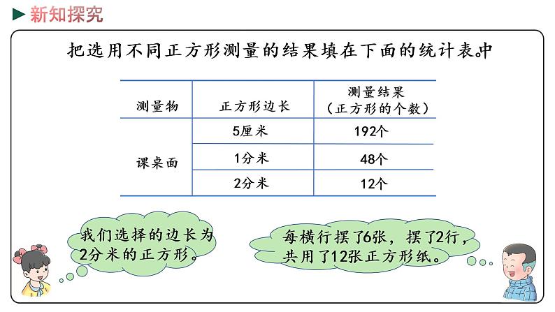 冀教版数学三年级下册 7.2《 测量面积》PPT课件08