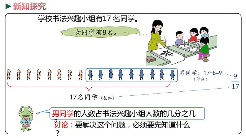 冀教版数学四年级下册 5.3《用分数表示整体的一部分》PPT课件06