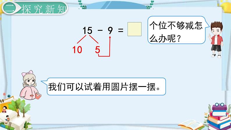 最新人教部编版一年级数学下册《第2单元 20以内的退位减法【全单元】》课件06