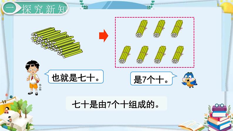 最新人教部编版一年级数学下册《4.2-100以内数的认识-数--的组成》课件04