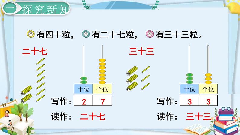 最新人教部编版一年级数学下册《4.3-100以内数的认识-读数、写数》课件07