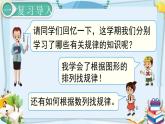 最新人教部编版一年级数学下册《8.5总复习-找规律》课件