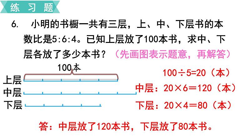 小学数学苏教版六年级下册第3单元第3课时   练习五 PPT课件02