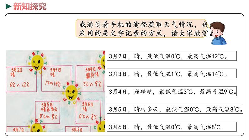 冀教版数学六年级下册 1.6《综合与实践－记录天气》PPT课件06