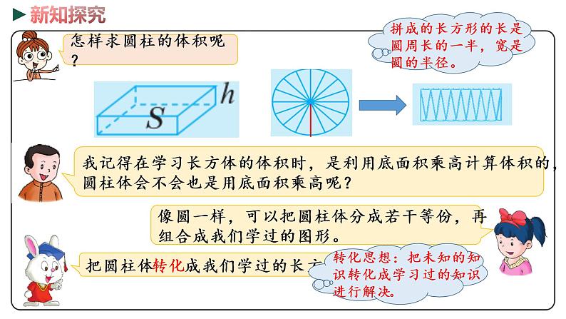 冀教版数学六年级下册 4.3《圆柱的体积公式》PPT课件07