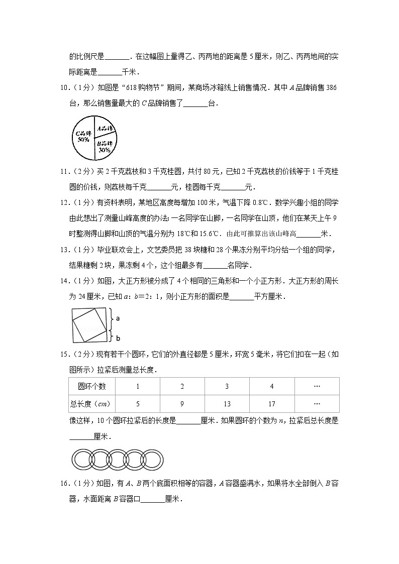 2020年江苏省南通市海安市小升初数学试卷02