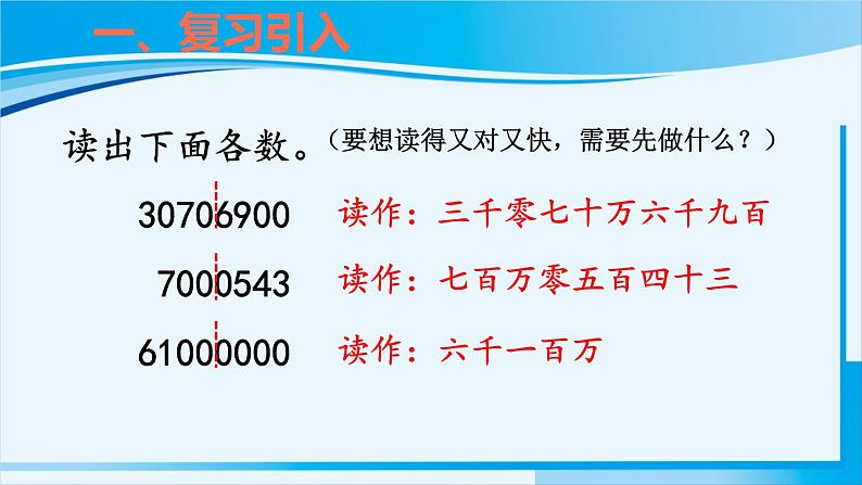 人教版四年级数学上册 1大数的认识 第8课时 亿以上数的认识及读法 课件03