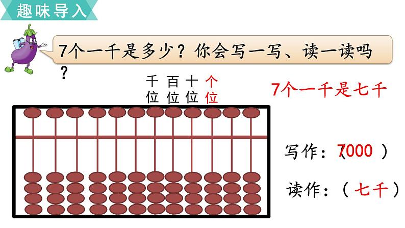 小学数学苏教版二年级下册第4单元  第5课时  认识万以内的数（1） PPT课件04