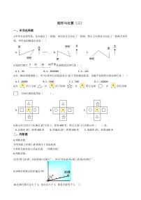 六年级下册数学总复习试题-图形与位置专项练三（ 含答案）