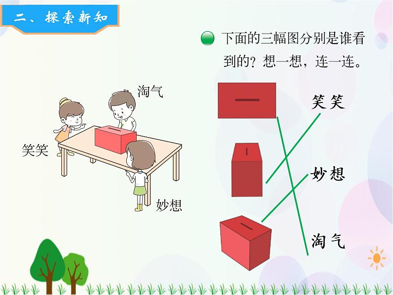 北师大版数学三年级上册  第2单元 观察物体 第1课时  看一看（一） 精品课件03