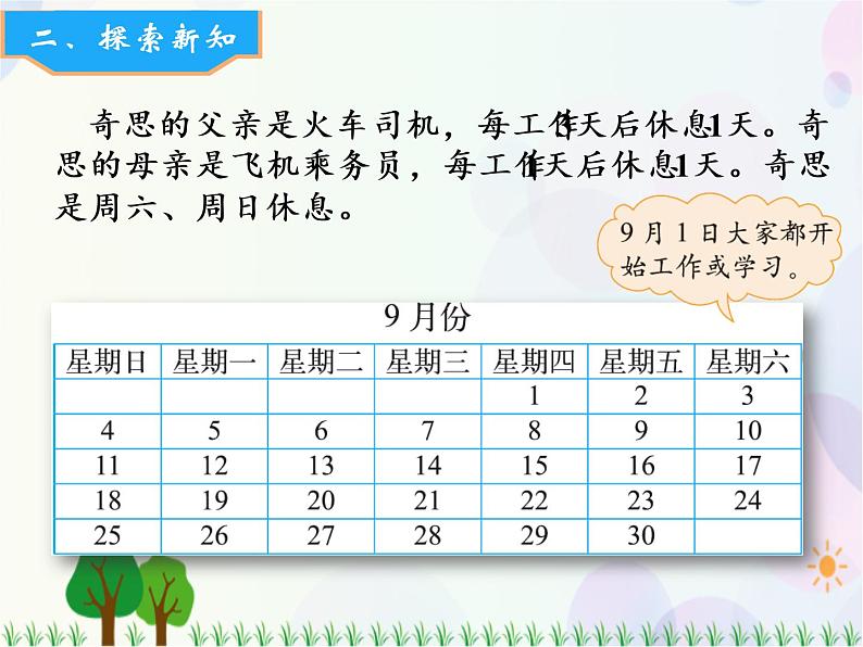 北师大版数学三年级上册   数学好玩 第3课时  时间与数学 精品课件第3页