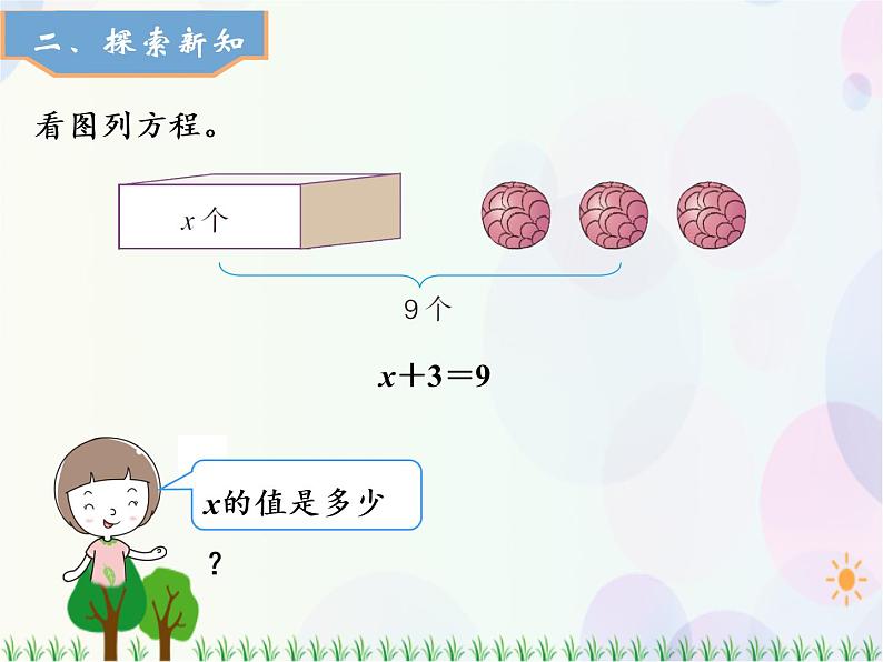 人教版数学五年级上册  第5单元 简易方程 第7课时 解方程（1） 精品课件03