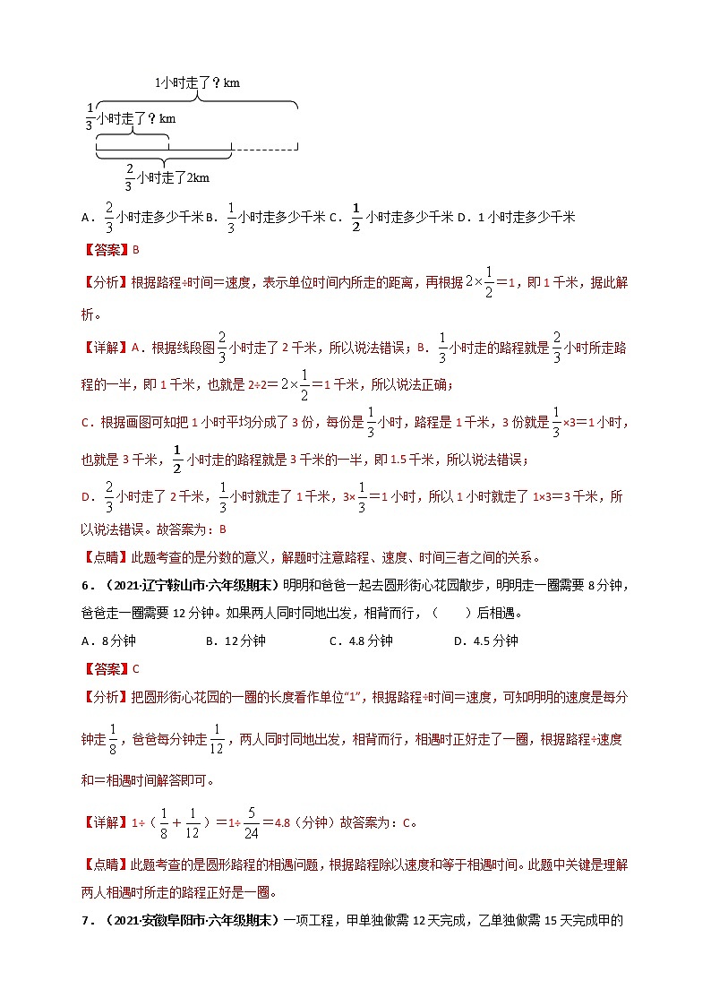 2020-2021学年小升初数学专题测评必刷卷（5）应用题（原卷及解析卷）03