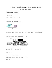 青岛版 (六三制)一年级下册一 逛公园——20以内的退位减法精品同步达标检测题