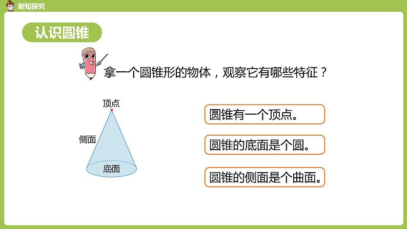 人教版数学六年级下册 3.1 《圆锥》PPT课件07