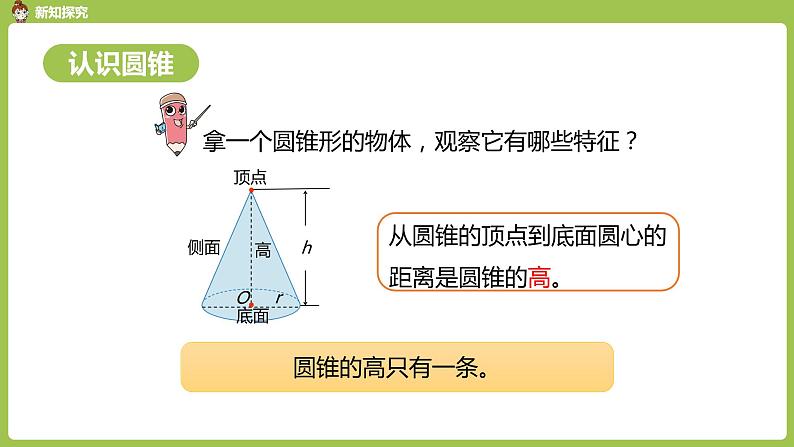 人教版数学六年级下册 3.1 《圆锥》PPT课件08