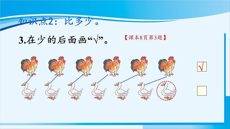 人教版一年级数学上册 1准备课 第3课时 练习课04