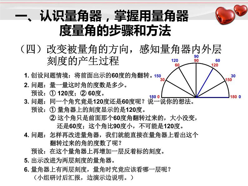 四上【数学】--PPT课件第3单元3.2  角的度量第6页