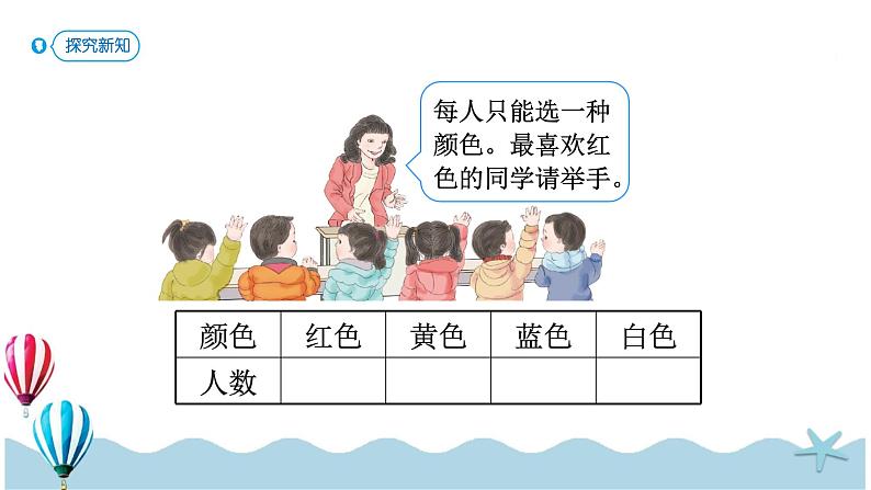 人教版数学二年级下册：1.1《调查与收集数据》PPT课件第4页