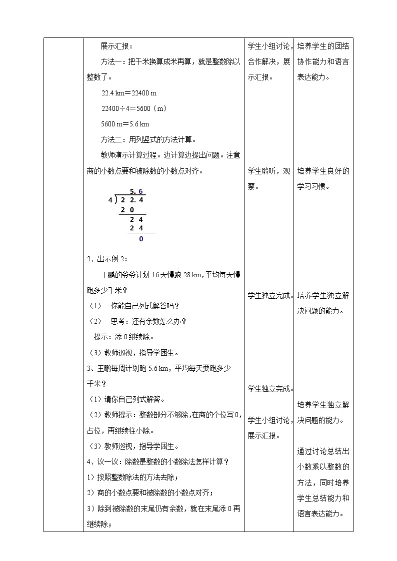 人教版五上第三单元第一课时《除数是整数的小数除法》（课件ppt+教案+导学单）02