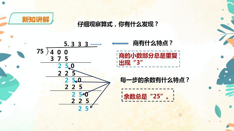 人教版五上第三单元第四课时《循环小数》（课件ppt+教案+导学单）06