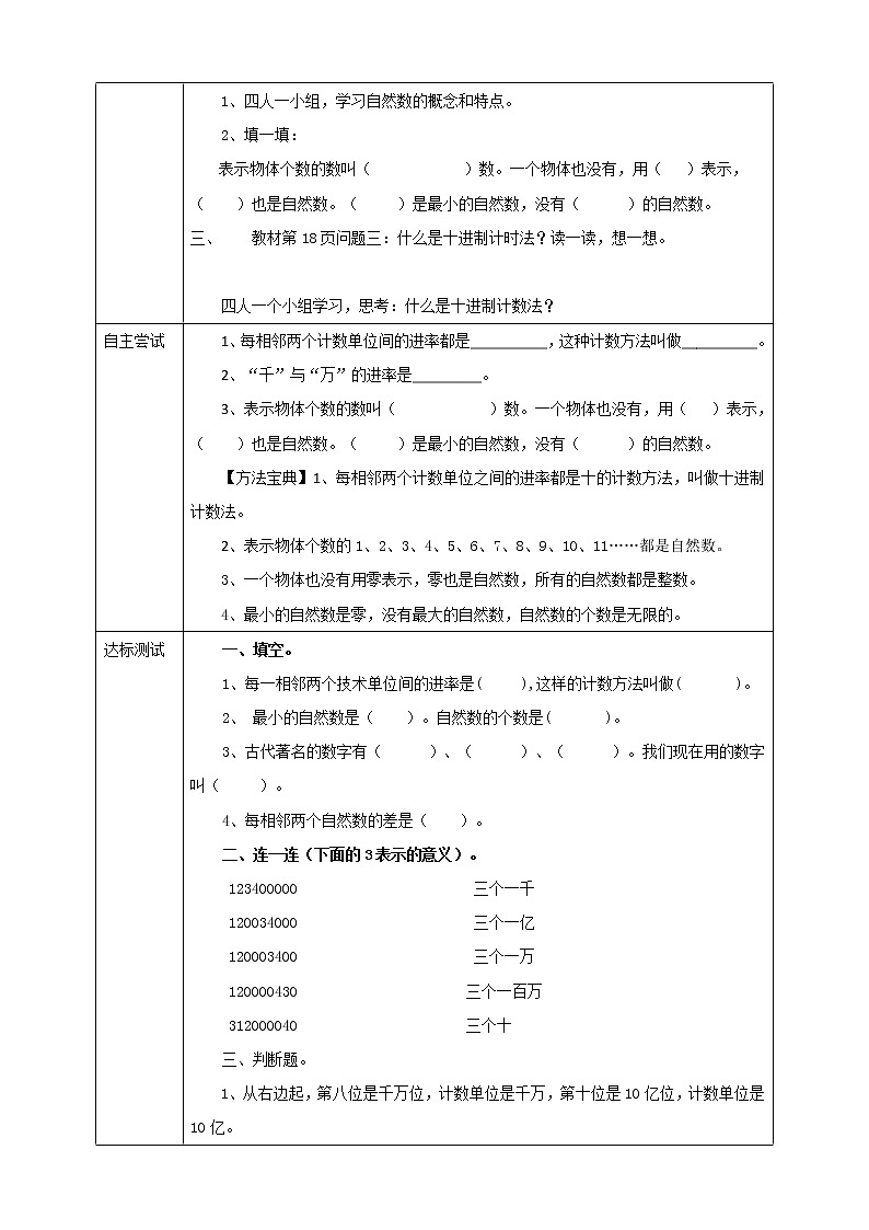 人教版四上第一单元第五课时《数的产生、十进制计数法》（课件+教案+导学单）02