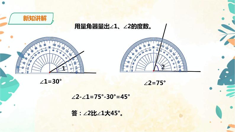 人教版四上第三单元第二课时《角的度量》（课件19页+教案+导学单）08