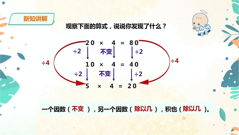 人教版四上第四单元第二课时《积的变化规律》（课件18页+教案+导学单）05