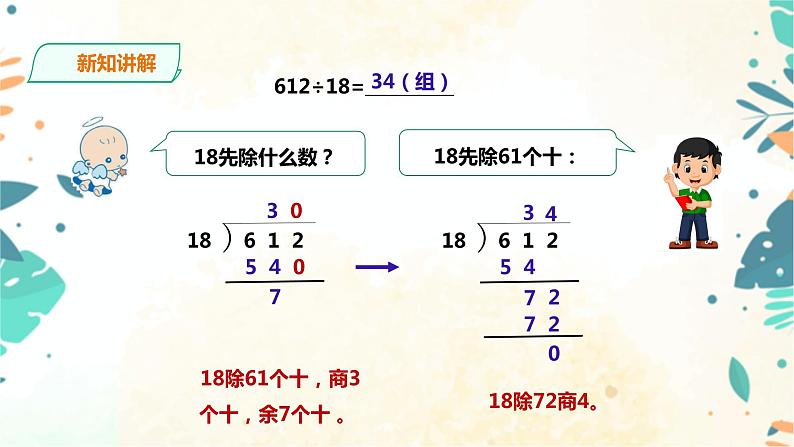 人教版四上第六单元《商是两位数的除法》（课件22页+教案+导学单）06