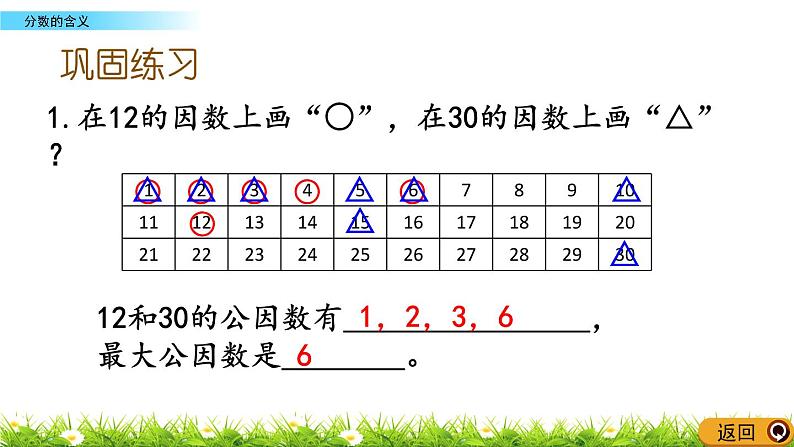 北师大版五年级数学上册《分数的意义：练习七(1)(2)5.13-5.14》课件06